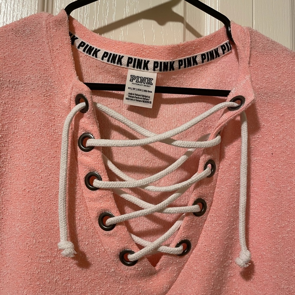PINK hoodie brand new/never worn ***PLUS one bonus surprise item!***